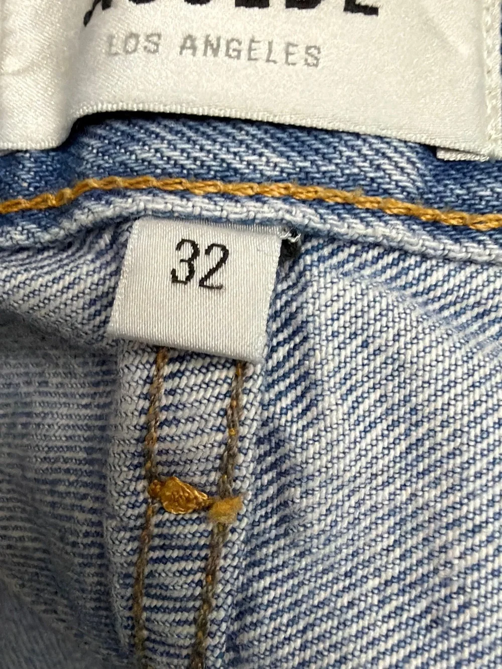 agolde parker long shorts Light Blue Denim Cutoff Shorts 32
